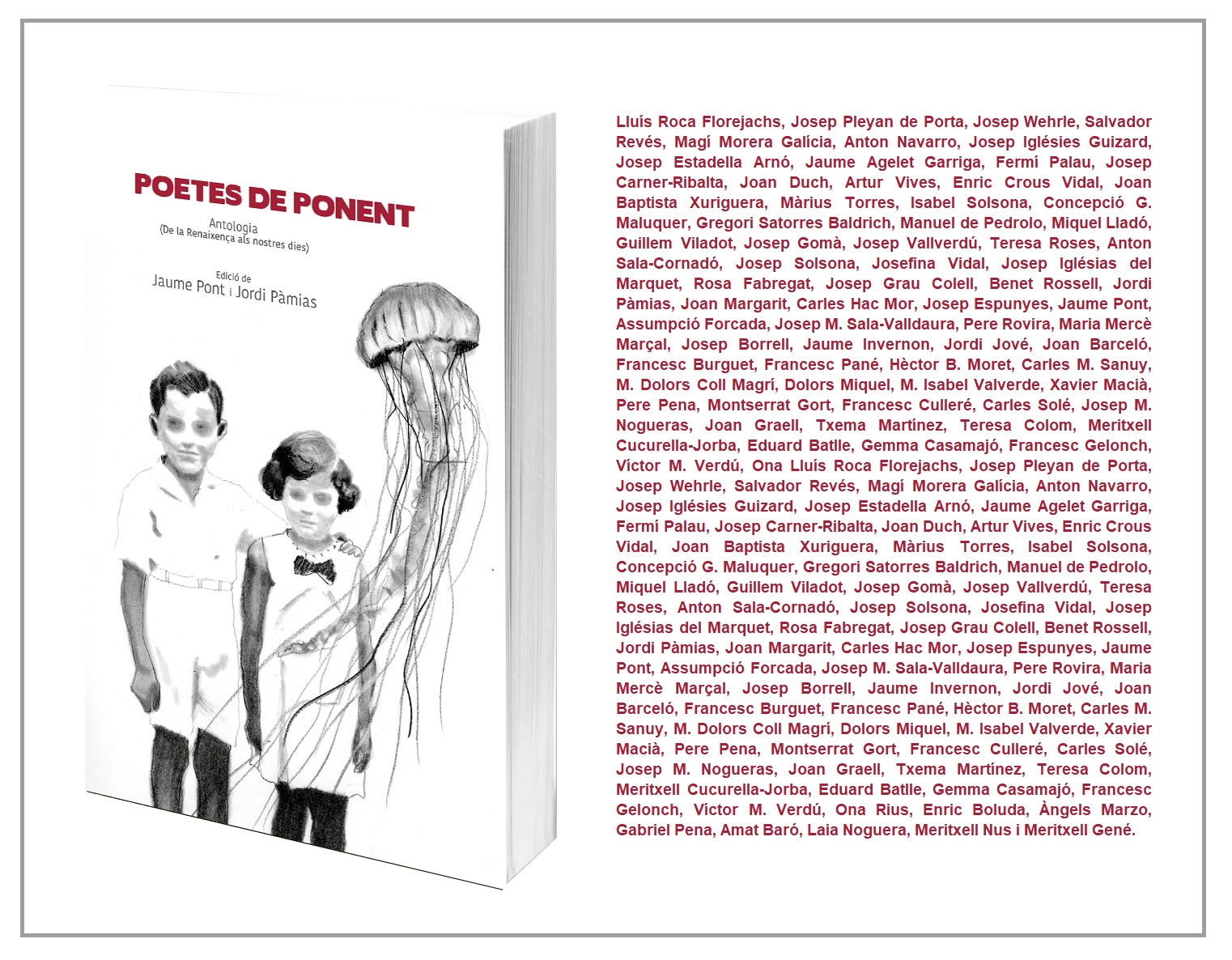 L'IEI i Pagès Editors coediten l'antologia 'Poetes de Ponent'